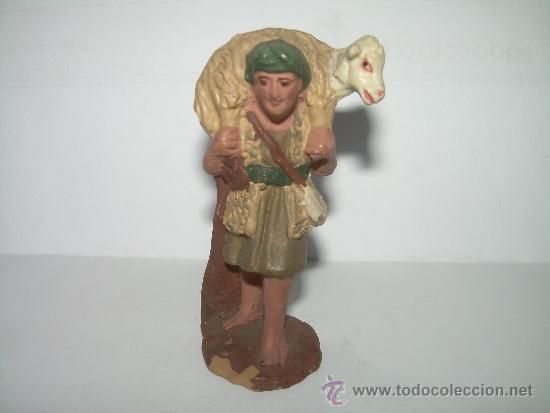 Figurines pour Cr&egrave;ches de No&euml;l: ANTIGUA FIGURA DE TERRACOTA.