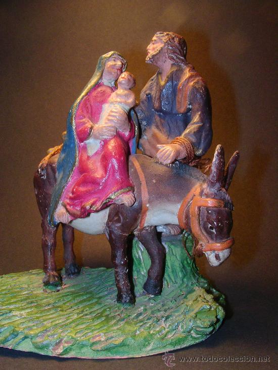 Figura De Belén - Caballo Pintado A Mano, 15 Cm De Altura, Polirresina