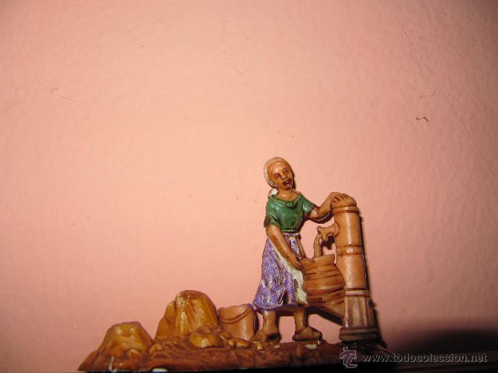 Figurines pour Cr&egrave;ches de No&euml;l: ANTIGUA FIGURA DE PLASTICO PARA BELEN