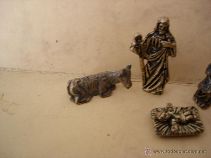 Figuras de Bel&eacute;n: DIMINUTAS FIGURAS DE BELEN EN BRONCE - Foto 2