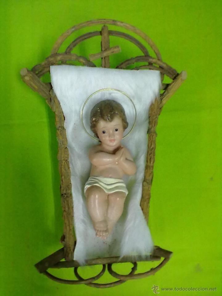 Figuras de Bel&eacute;n: NI&Ntilde;O JESUS EN SU CUNA - Foto 1