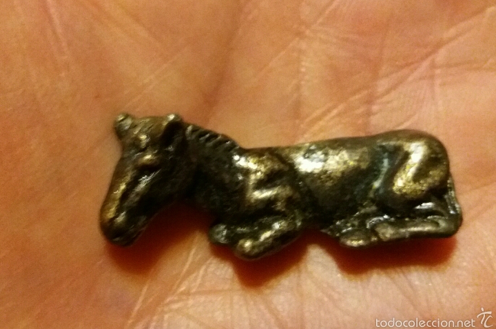 Figuras de Bel&eacute;n: 3 FIGURITAS DE BEL&Eacute;N EN BRONCE - Foto 3