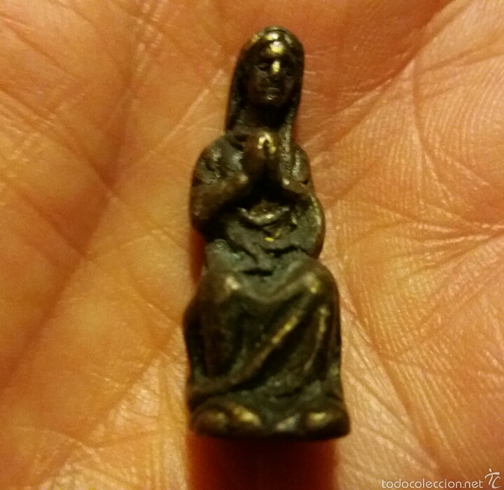 Figuras de Bel&eacute;n: 3 FIGURITAS DE BEL&Eacute;N EN BRONCE - Foto 4