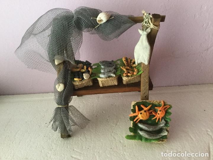 Figuras de Bel&eacute;n: Puesto de pescados y marisco. - Foto 1