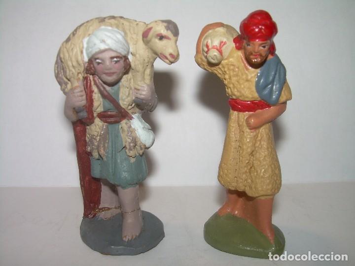 Figurines pour Cr&egrave;ches de No&euml;l: ANTIGUAS FIGURAS DE TERRACOTA.