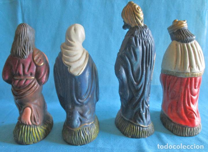 Figuras de Bel&eacute;n: CUATRO FIGURAS DE BELEN DE BARRO, - Foto 3