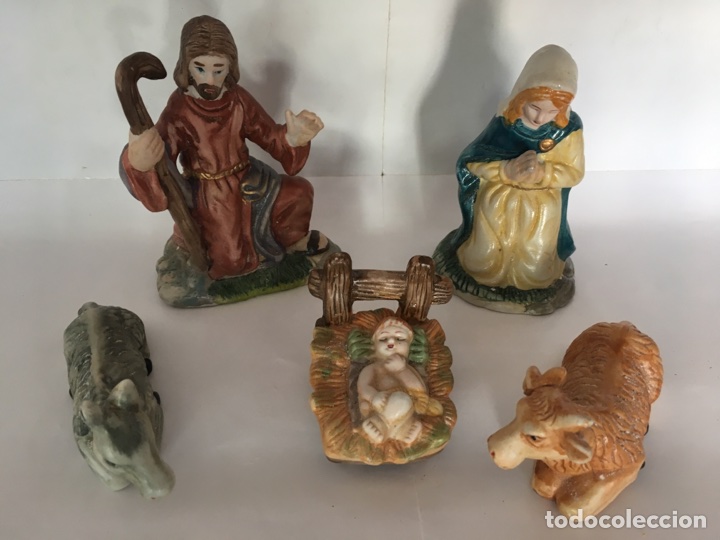 Figuras de Bel&eacute;n: Nacimiento en barro (h.1970?) - Foto 2