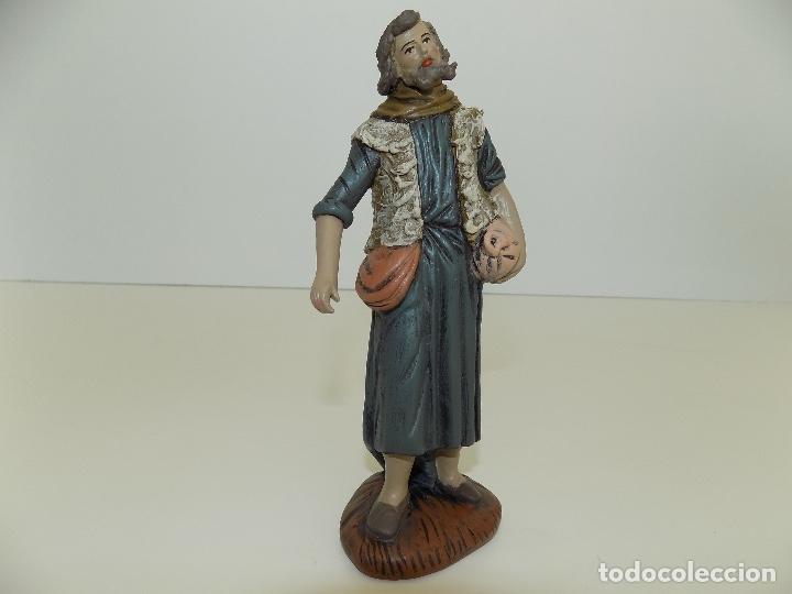 Figurines pour Cr&egrave;ches de No&euml;l: Figura Pastor para el Belen. Marca Artesania Serrano Murcia. Original a&ntilde;os 1980/90. Nuevo!