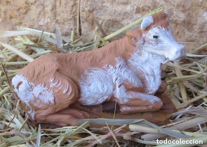Figuras de Bel&eacute;n: Vaca para pesebre hecho mano - Foto 1