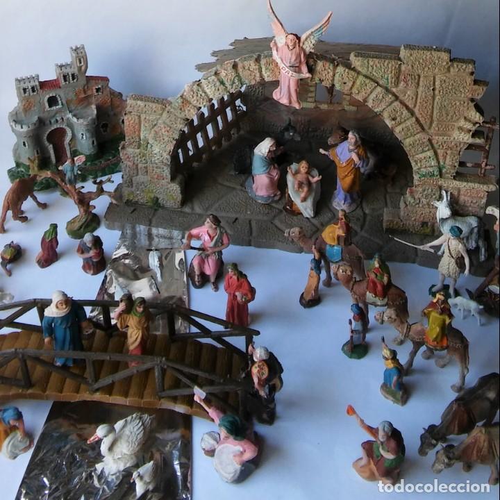 Antiguo Belén Nacimiento Pesebre De Los Años 60 Comprar Figuras De Belén Antiguas Y De 