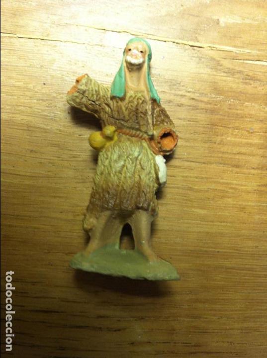 Figuras de Bel&eacute;n: PASTOR DE REBA&Ntilde;O DE BELEN O PESEBRE, MUY ANTIGUO, EN BARRO O TERRACOTA.