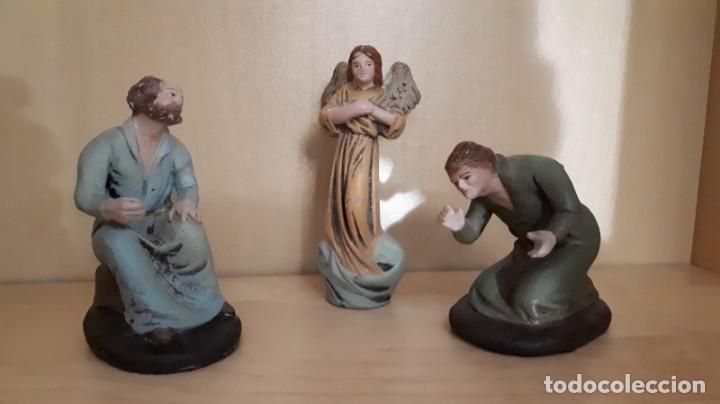 Figuras de Bel&eacute;n: Anunciaci&oacute;n a los pastores. Figuras de Bel&eacute;n.