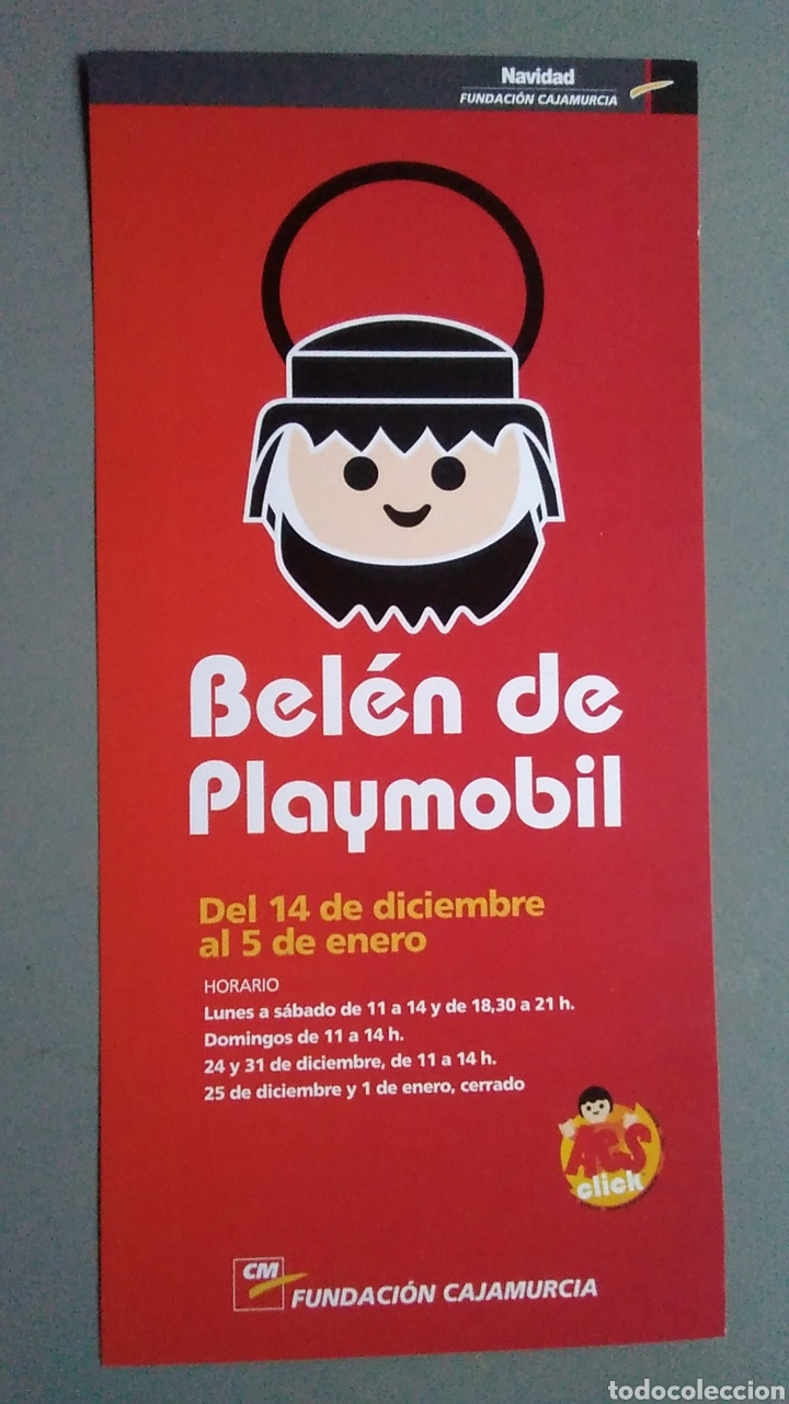Figuras de Bel&eacute;n: Folleto informativo bel&eacute;n de playmobil