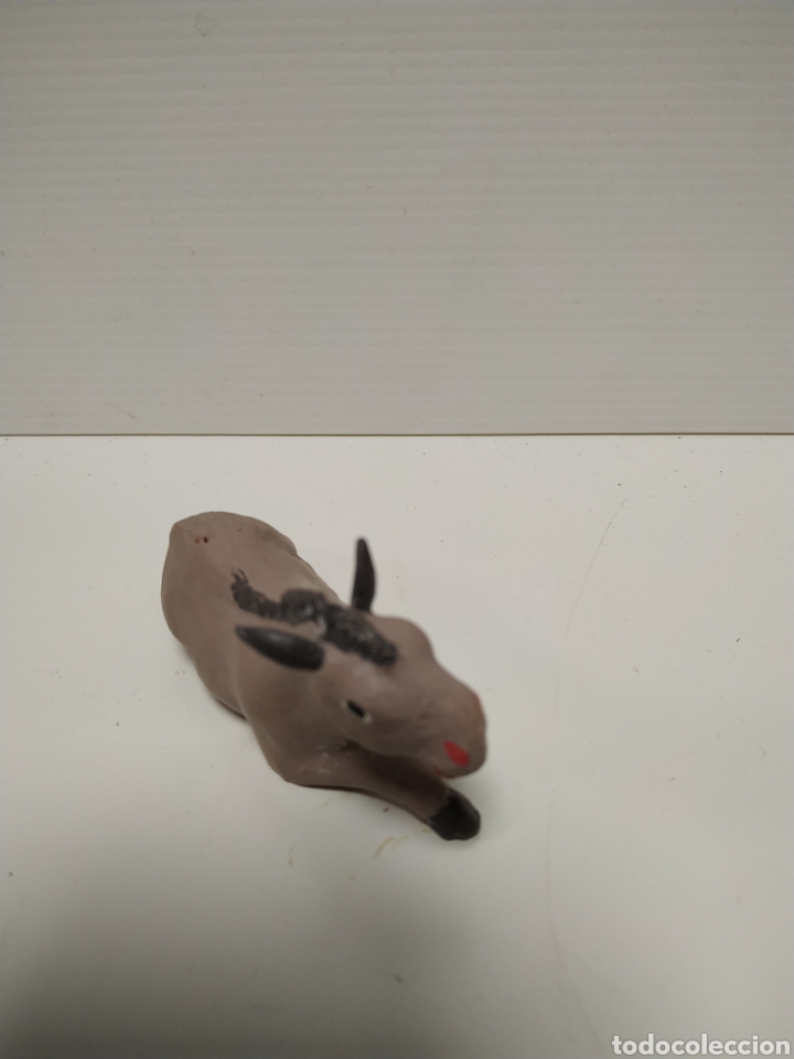 Figuras de Bel&eacute;n: Figura de barro mula 9 cm - Foto 2