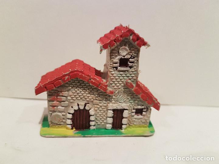 Figuras de Pres&eacute;pios: antiguo casa belen nacimiento a&ntilde;os 60/70 PVC buen estado ver fotos