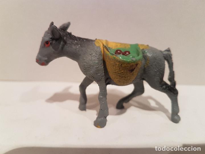 Figuras de Pres&eacute;pios: antiguo burro belen nacimiento a&ntilde;os 60/70 PVC buen estado ver fotos
