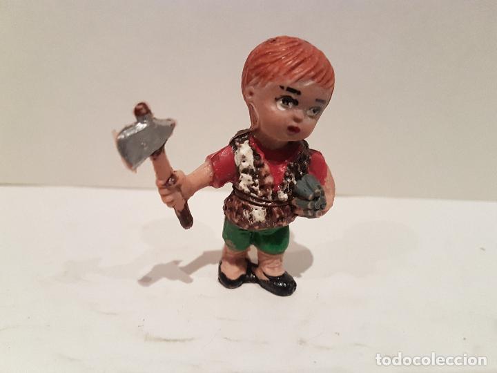 Figuras de Pres&eacute;pios: antigua figura del belen pech hermanos nacimiento a&ntilde;os 60/70 PVC buen estado ver fotos