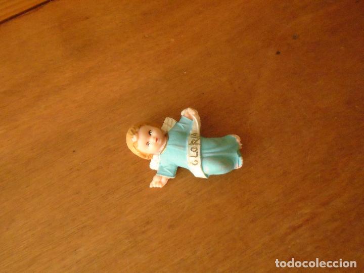 Figuras de Pres&eacute;pios: ANTIGUA FIGURA DE BEL&Eacute;N EN PL&Aacute;STICO O GOMA: &Aacute;NGEL ANUNCIACI&Oacute;N