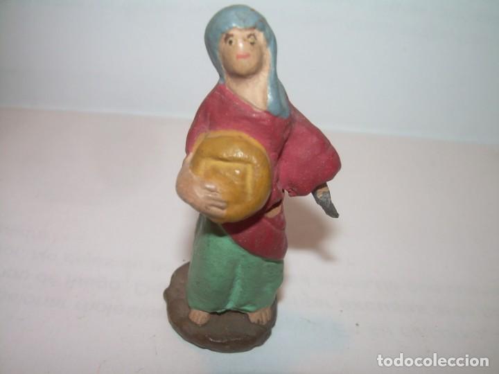Figurines pour Cr&egrave;ches de No&euml;l: ANTIGUA Y PEQUE&Ntilde;A FIGURA DE TERRACOTA PARA BELEN.