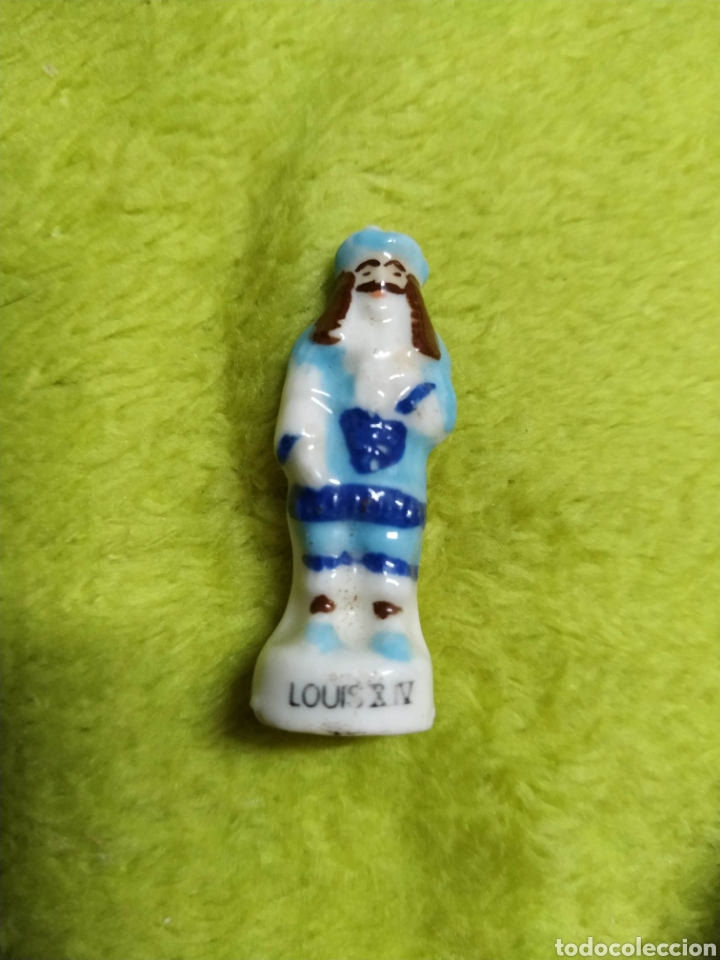 Statuine di Presepe: Figura Figurita porcelana Roscon Reyes Luis XIV