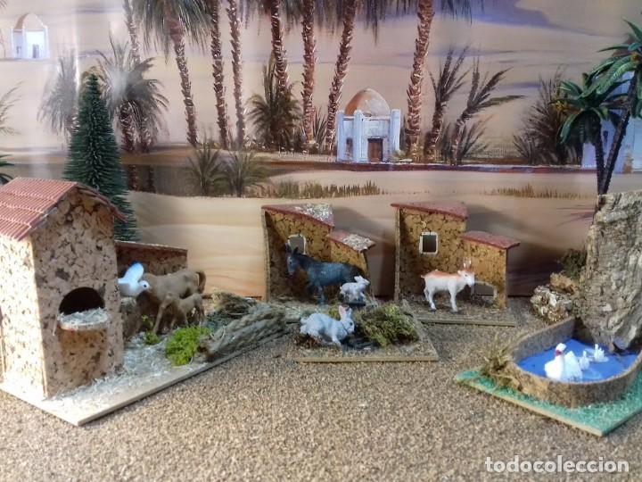 Figurines pour Cr&egrave;ches de No&euml;l: Set 5 corrales para belenes. Lote A