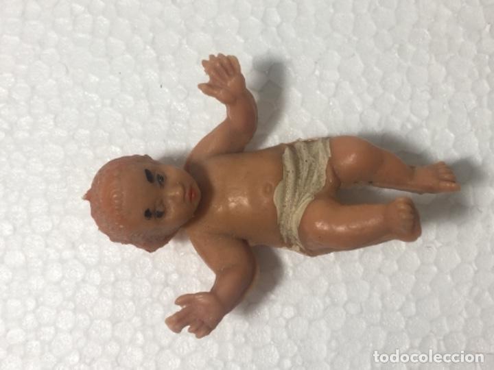 Figuren f&uuml;r Weihnachtskrippen: Original antiguo ni&ntilde;o Jes&uacute;s en pl&aacute;stico
