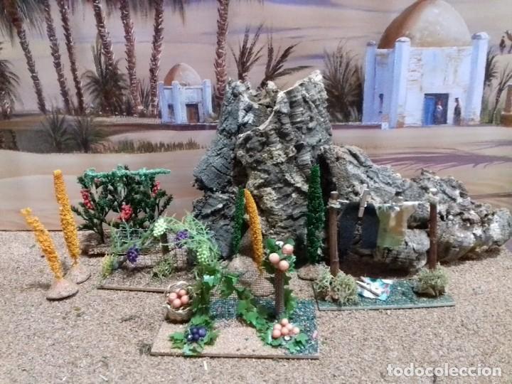 Figurines pour Cr&egrave;ches de No&euml;l: set 9 piezas decoracion belenes
