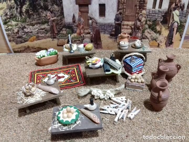 Figuras de Bel&eacute;n: Conjunto 14 piezas decoracion. Figuras belen