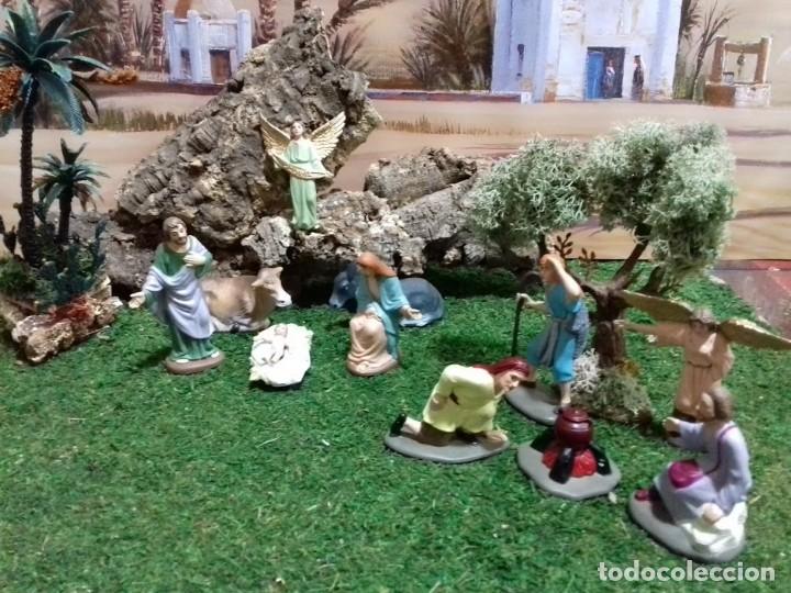 Figuras de Bel&eacute;n: Conjunto Nacimiento y Adoracion. Figuras belen