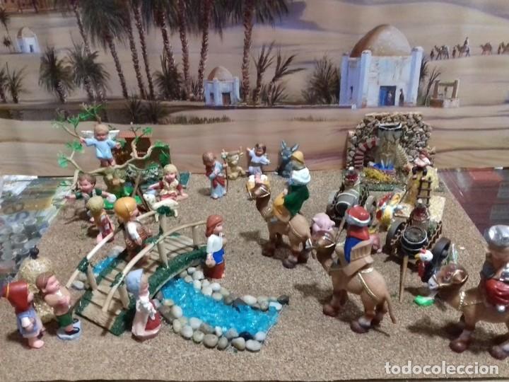 Figuras de Bel&eacute;n: Conjunto 25 piezas belen linea infantil. Figuras belen