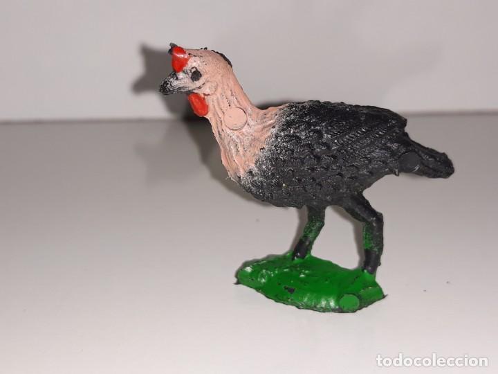 Figuren f&uuml;r Weihnachtskrippen: ANTIGUA FIGURA DE PLASTICO GALLINA NACIMIENTO BELEN A&Ntilde;OS 60