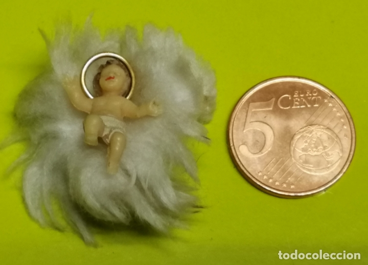 Figuras de Bel&eacute;n: NI&Ntilde;O JES&Uacute;S EN LECHO DE ALGOD&Oacute;N - Foto 1