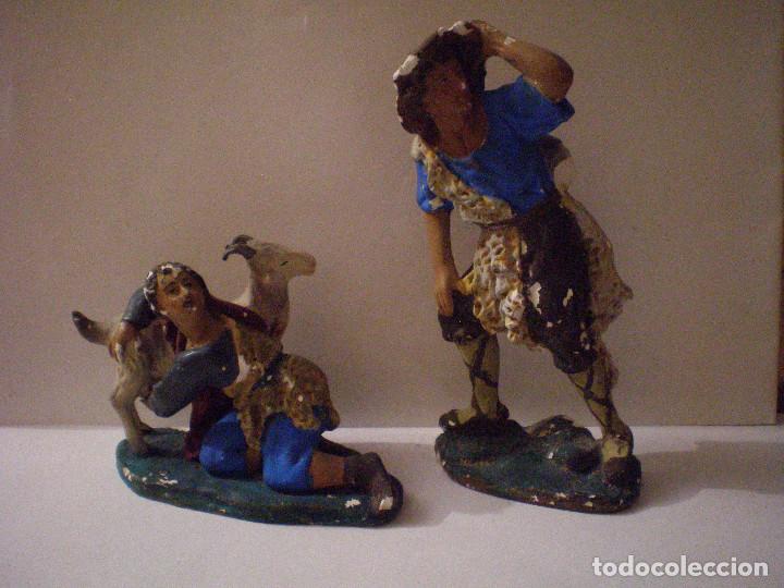 Figuren f&uuml;r Weihnachtskrippen: Figura de Bel&eacute;n antigua, (ojo, solo una)