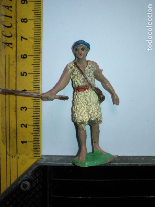 Figuren f&uuml;r Weihnachtskrippen: ANTIGUA FIGURA DE PORTAL DE BELEN PLASTICO DURO HAGA SU OFERTA - PERSONAJE