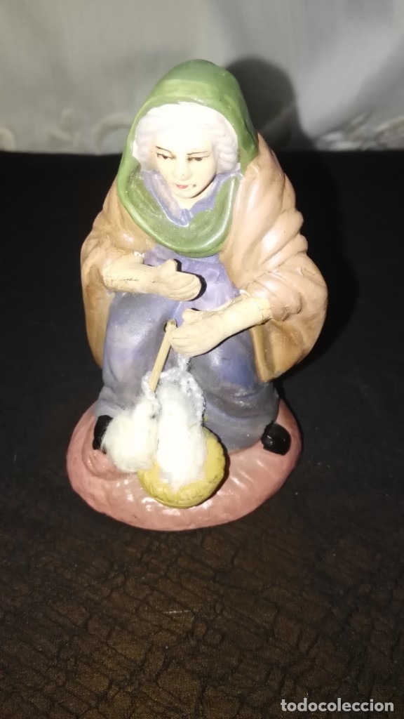 Figuras de Bel&eacute;n: Antigua hilandera - Foto 2