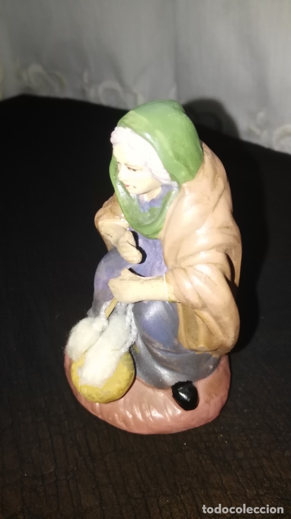 Figuras de Bel&eacute;n: Antigua hilandera - Foto 3