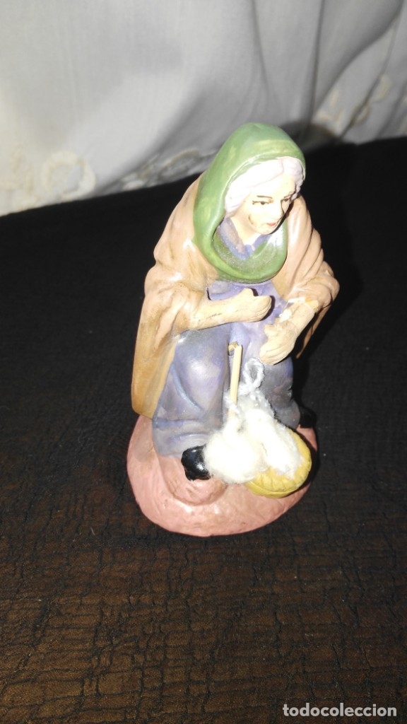 Figuras de Bel&eacute;n: Antigua hilandera - Foto 4