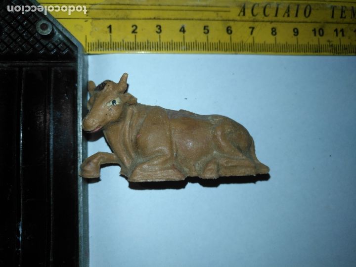 Figures of Bethlehem: OFERTAS POR LOTES GRANDES - ANTIGUA FIGURA DE BELEN PLASTICO DURO A&Ntilde;OS 70 ANIMAL GRANJA