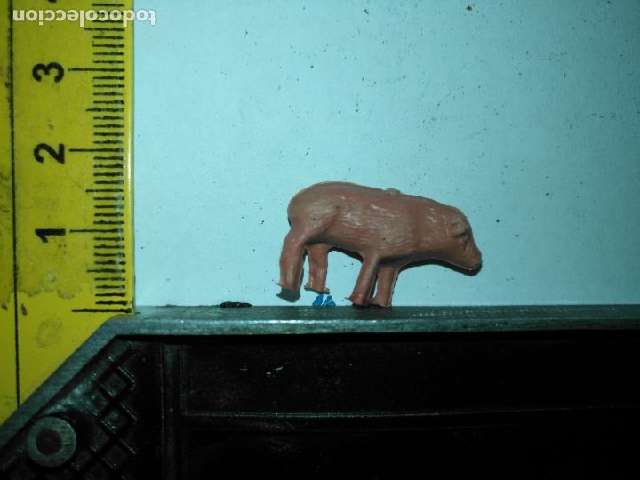 Figures of Bethlehem: OFERTAS POR LOTES GRANDES - ANTIGUA FIGURA DE BELEN PLASTICO DURO A&Ntilde;OS 70 ANIMAL GRANJA