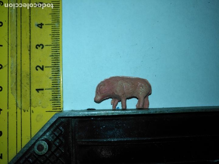 Figures of Bethlehem: OFERTAS POR LOTES GRANDES - ANTIGUA FIGURA DE BELEN PLASTICO DURO A&Ntilde;OS 70 ANIMAL GRANJA
