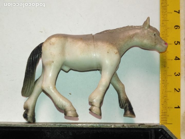 Figurines pour Cr&egrave;ches de No&euml;l: figura plastico para portal de belen granja circo - ANIMALES - caballo