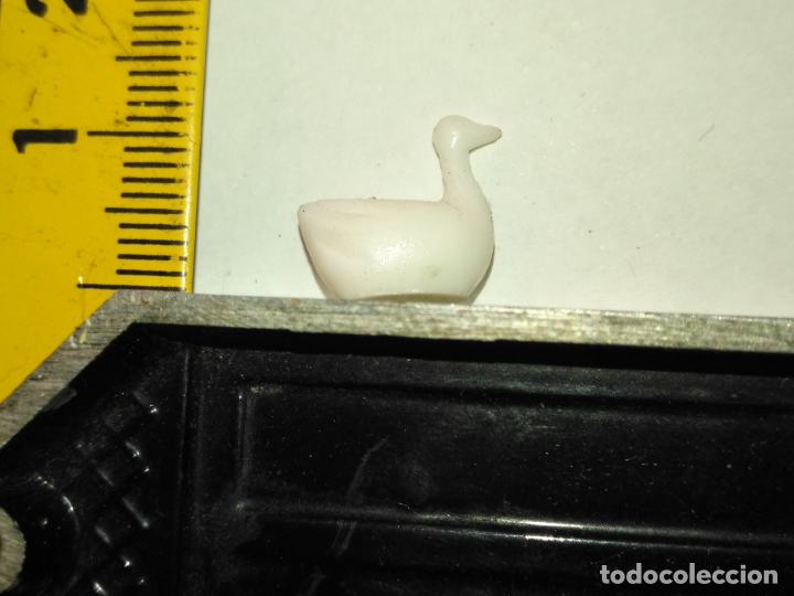 Figuren f&uuml;r Weihnachtskrippen: Figura portal de belen nacimiento plastico duro pvc cabezon animales