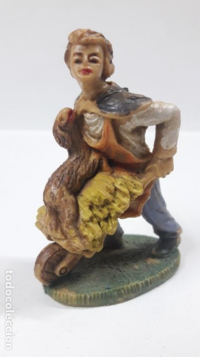 Figuras de Pres&eacute;pios: FIGURA DE BELEN ITALY . NUMERADA . A&Ntilde;OS 60