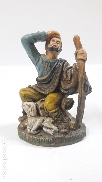 Figuras de Pres&eacute;pios: FIGURA DE BELEN ITALY . NUMERADA . A&Ntilde;OS 60