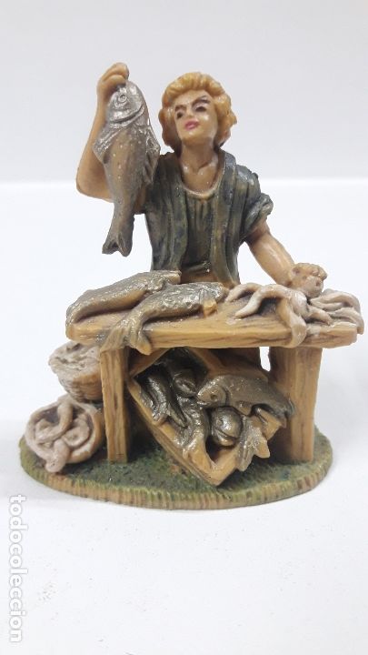 Figuras de Pres&eacute;pios: FIGURA DE BELEN ITALY . NUMERADA . A&Ntilde;OS 60