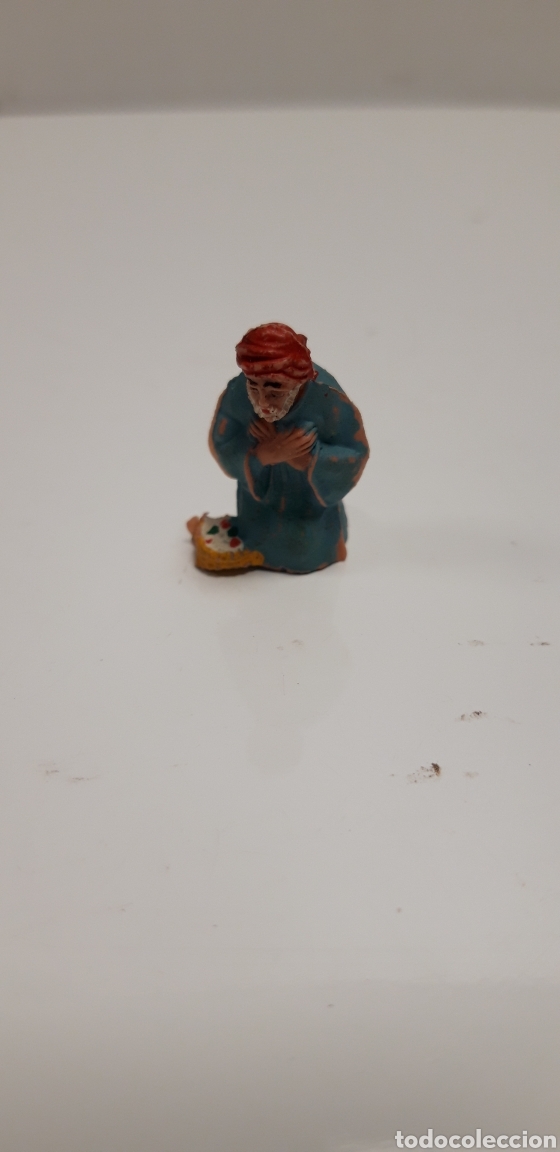 Figures of Bethlehem: ANTIGUA FIGURA PVC PARA BELEN PASTOR 2,5 CM