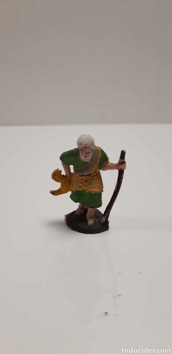 Figures of Bethlehem: ANTIGUA FIGURA DE PVC PASTOR PARA BELEN 4 CM