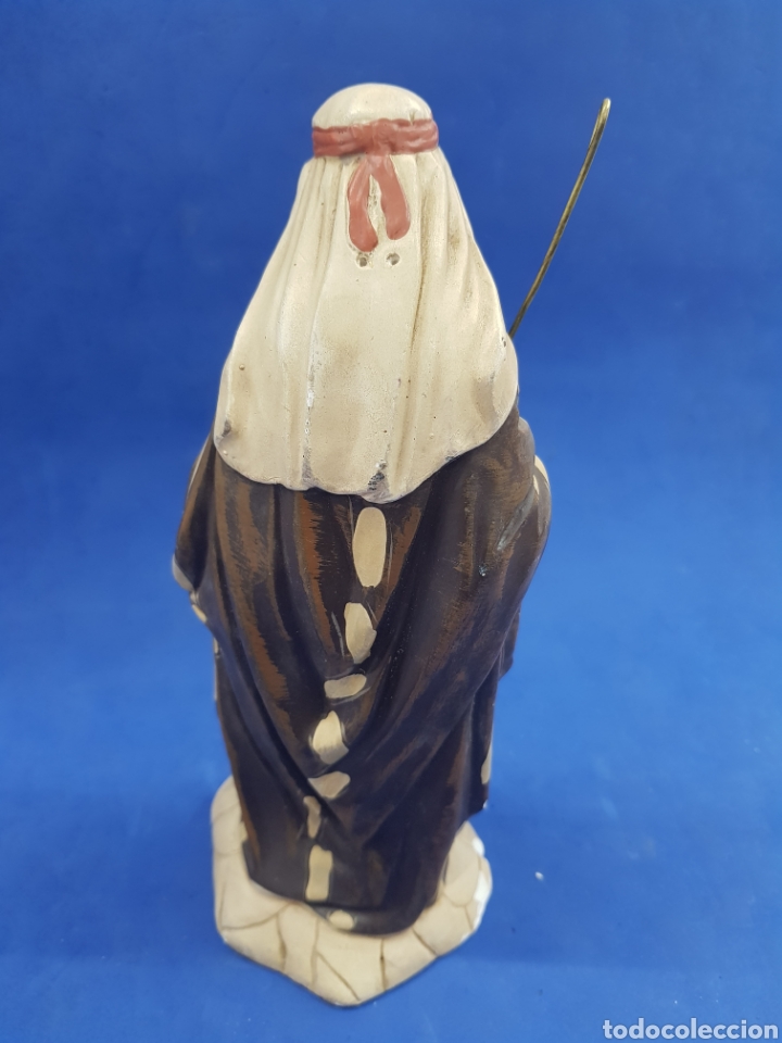 Figuras de Belén: San José, Escayola pintada a mano 21cm - Foto 3 - 189545453