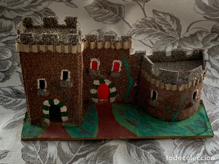 Figuras de Bel&eacute;n: Castillo de Herodes de corcho (a&ntilde;os 70)