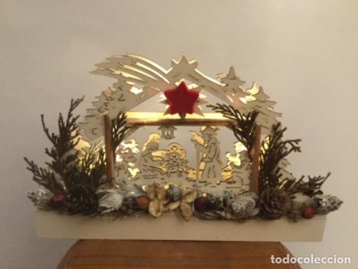 Figuras de Bel&eacute;n: BEL&Eacute;N DE MARQUETERIA CON LUZ - Foto 10